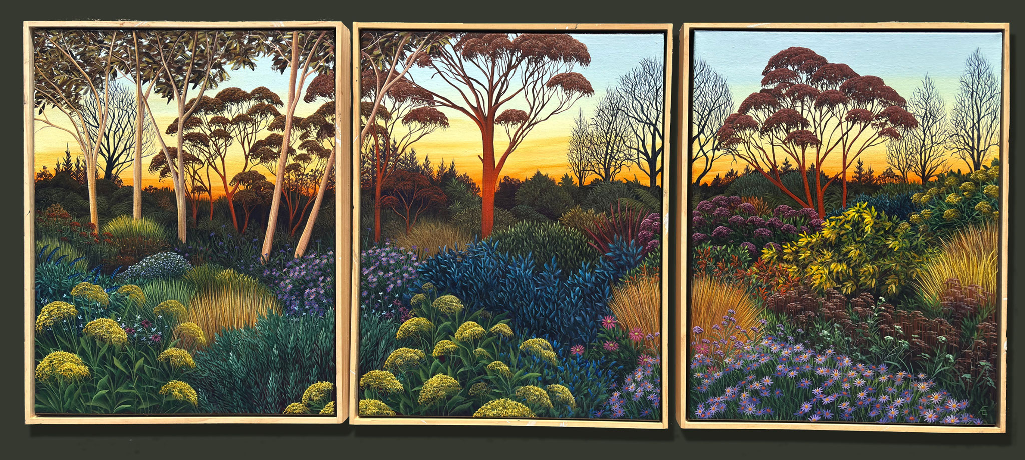 Vale of Nysa (triptych)